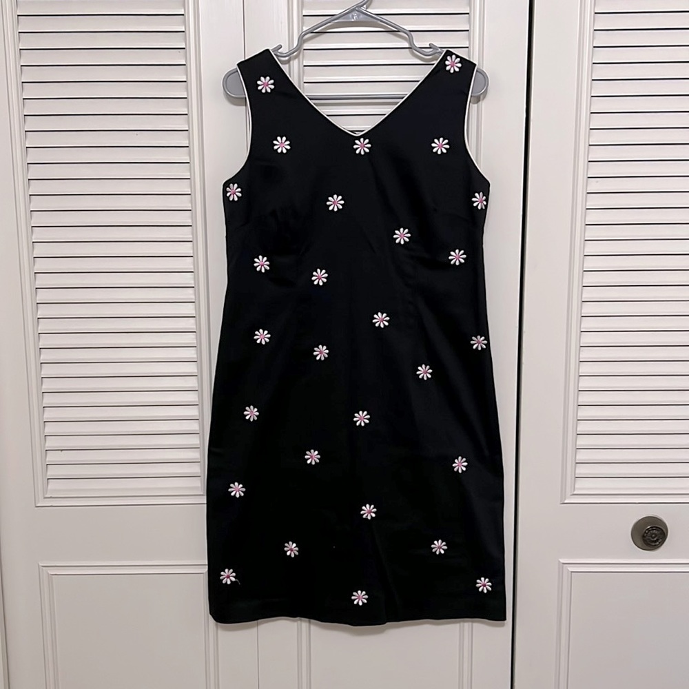 Sag Harbor, dress, floral black, size 10